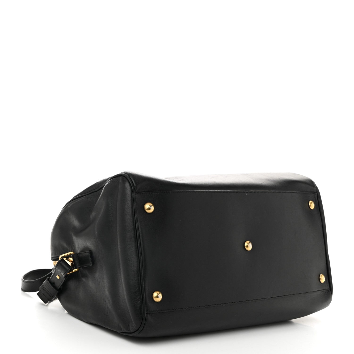Saint Laurent Calfskin Classic Duffle 12 Black 4 of 12