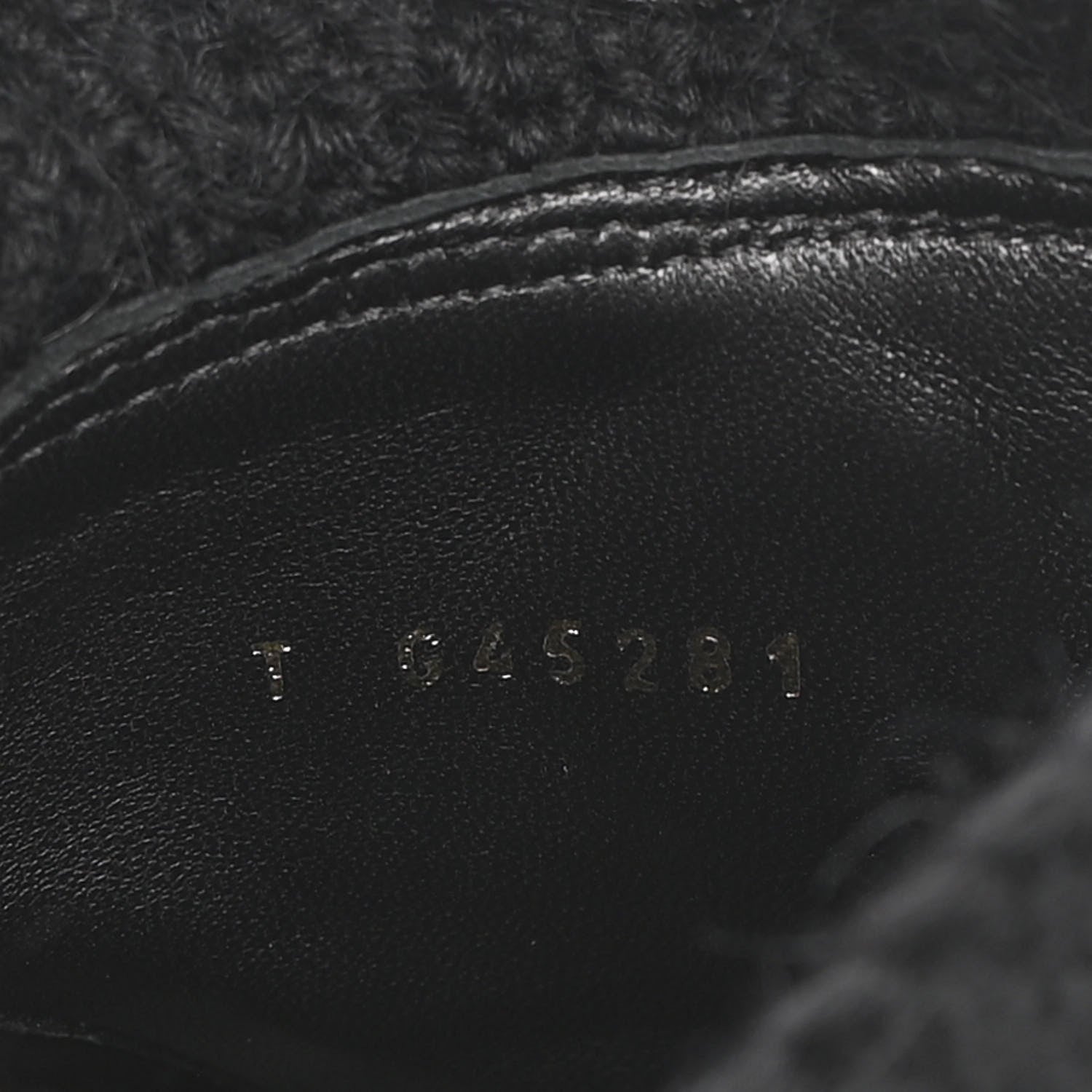 Chanel Calfskin Knit CC Short Boots 36 Black 8 of 11