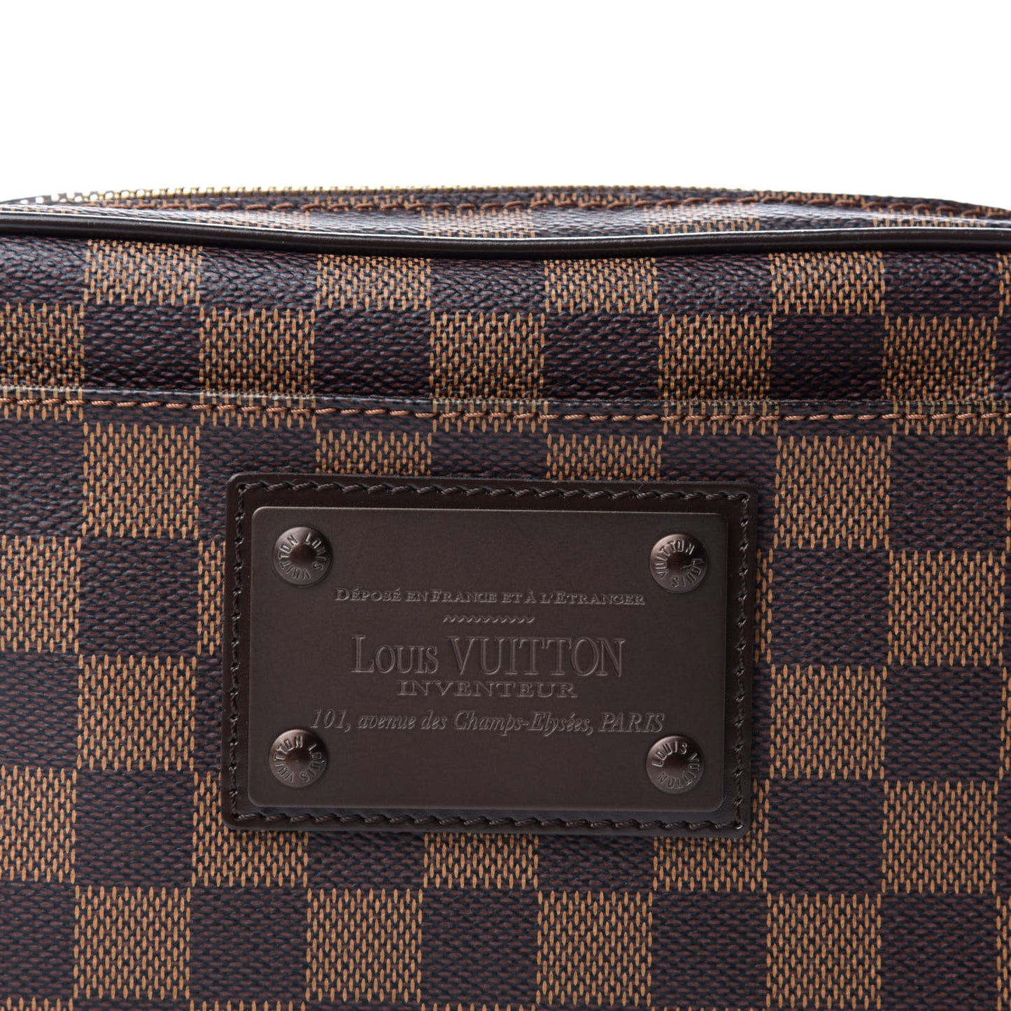 Damier Ebene Brooklyn Bum Bag