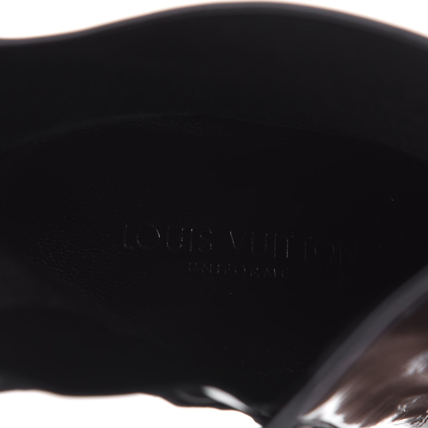 Patent Silhouette Ankle Boots 37.5 Black