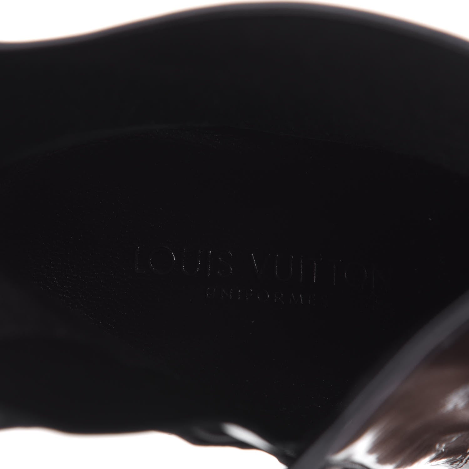 Louis Vuitton Patent Silhouette Ankle Boots 37.5 Black 9 of 9