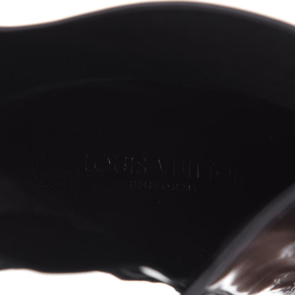 Louis Vuitton Patent Silhouette Ankle Boots 37.5 Black 9 of 9