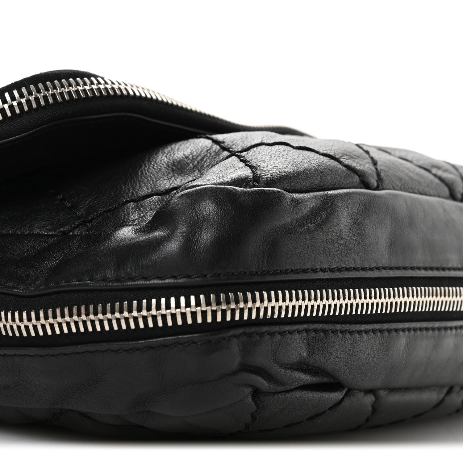 Chanel Calfskin Expandable Flap Black Black 9 of 11