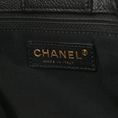 Chanel Calfskin Cerf Executive Shopper Tote Black 7 of 12