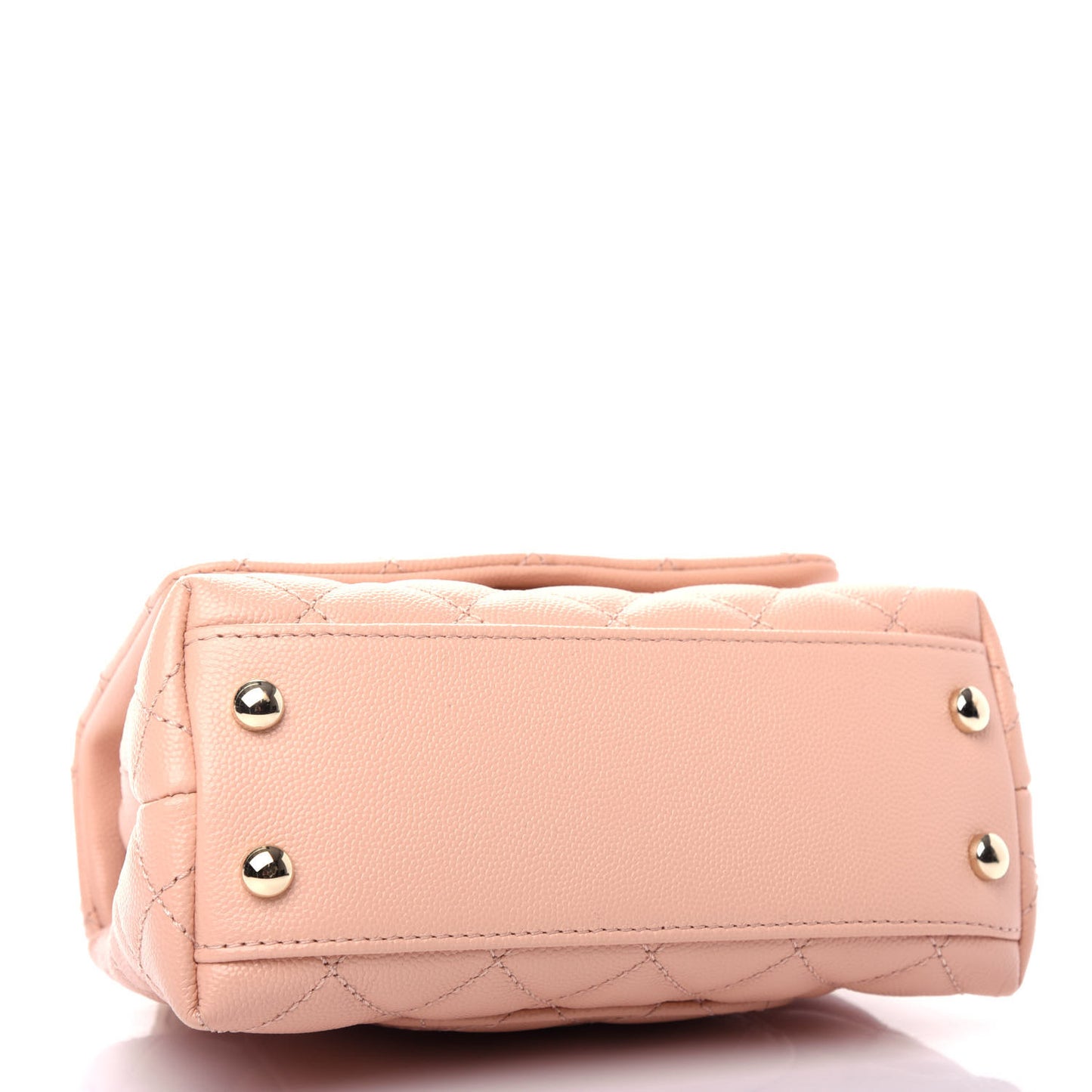 Caviar Quilted Extra Mini Coco Handle Flap Light Pink