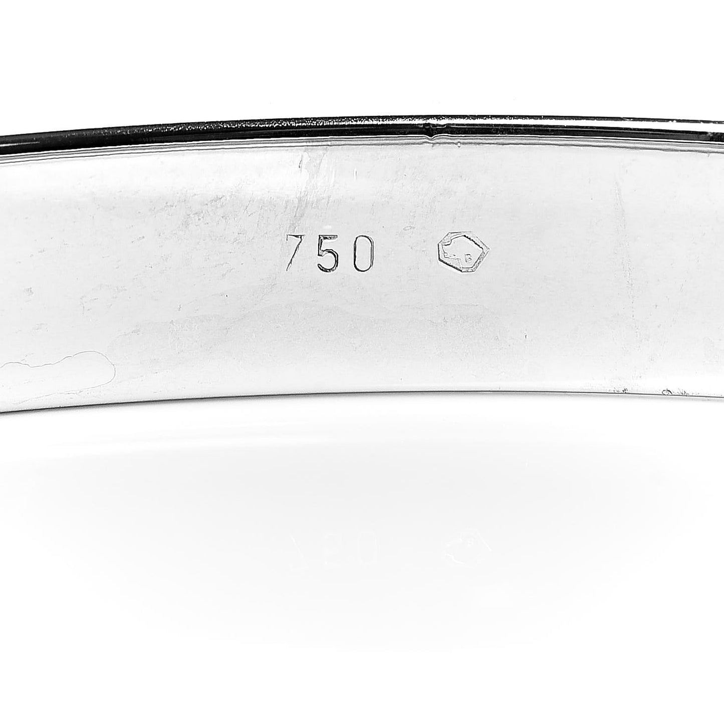 18K White Gold LOVE Bracelet 16