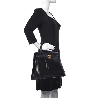 Hermes Box Kelly Sellier 35 Black 2 of 52