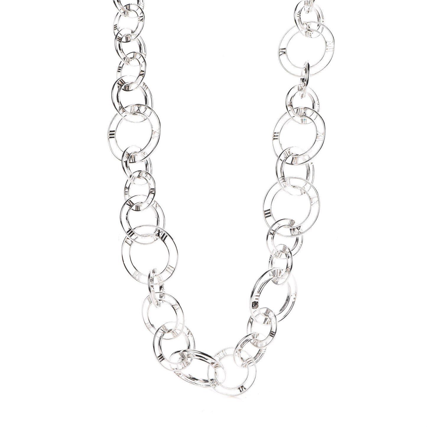 Sterling Silver Atlas Link Necklace
