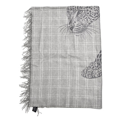 Hermes Cashmere Leosquare Blanket Gris 1 of 5