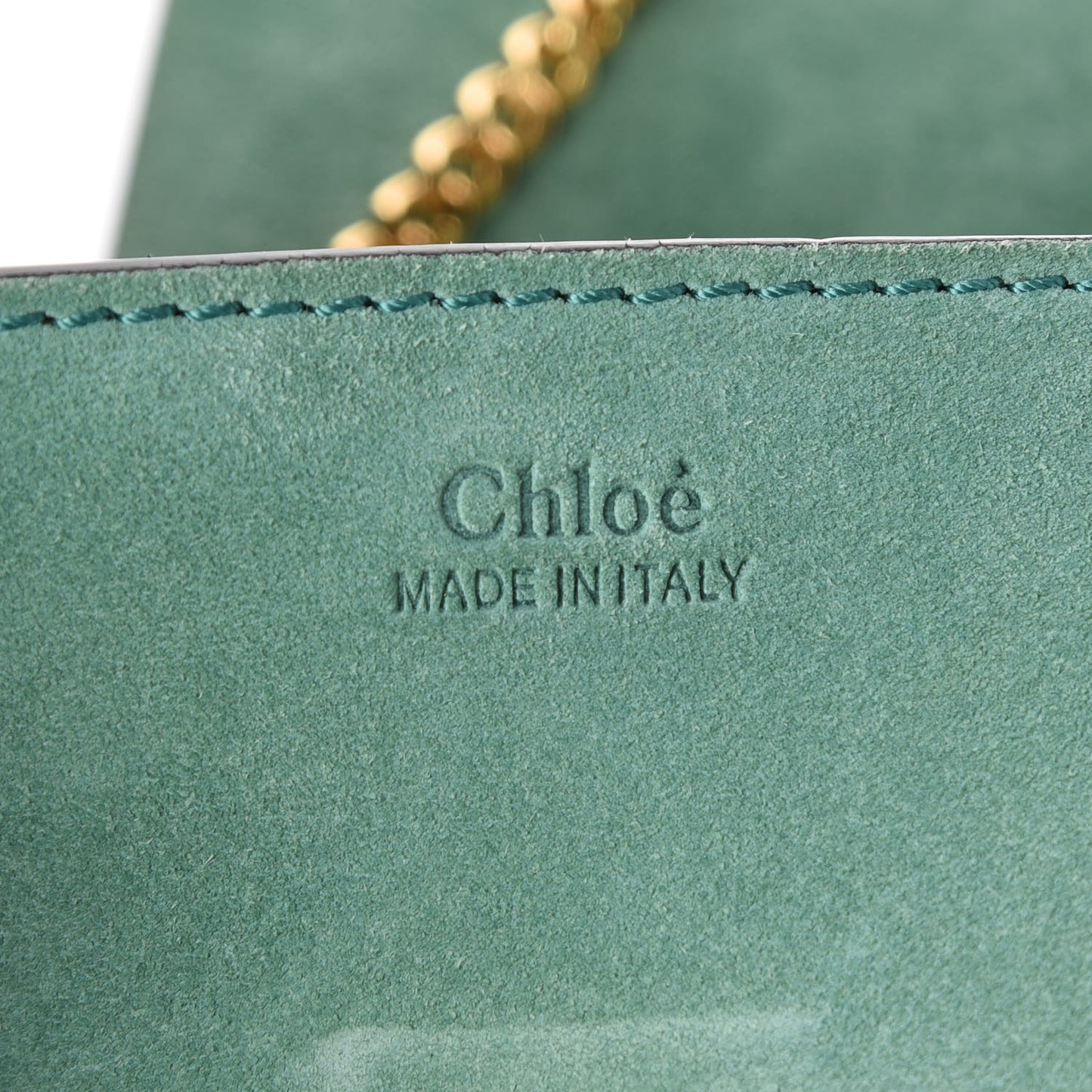 Suede Smooth Calfskin Mini Drew Shoulder Bag Happy Green