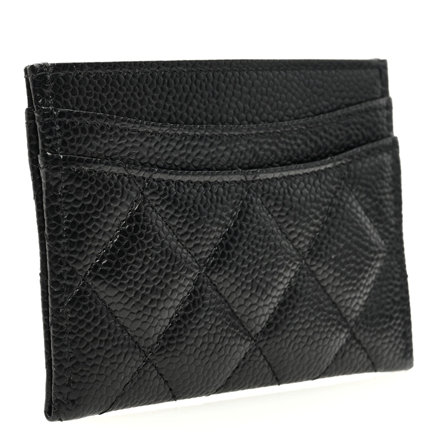 Chanel Caviar Quilted Card Holder Black 3 of 8