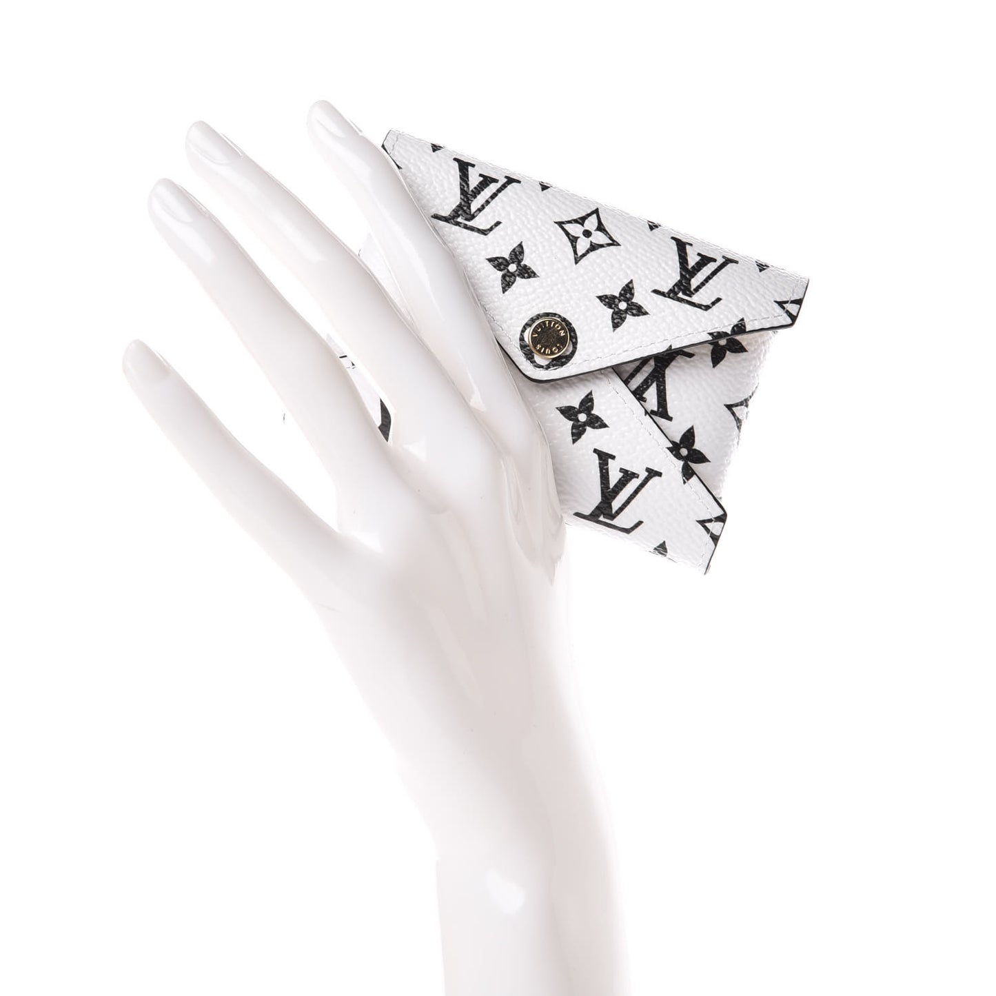 Monogram Giant Small Kirigami Pochette Insert White