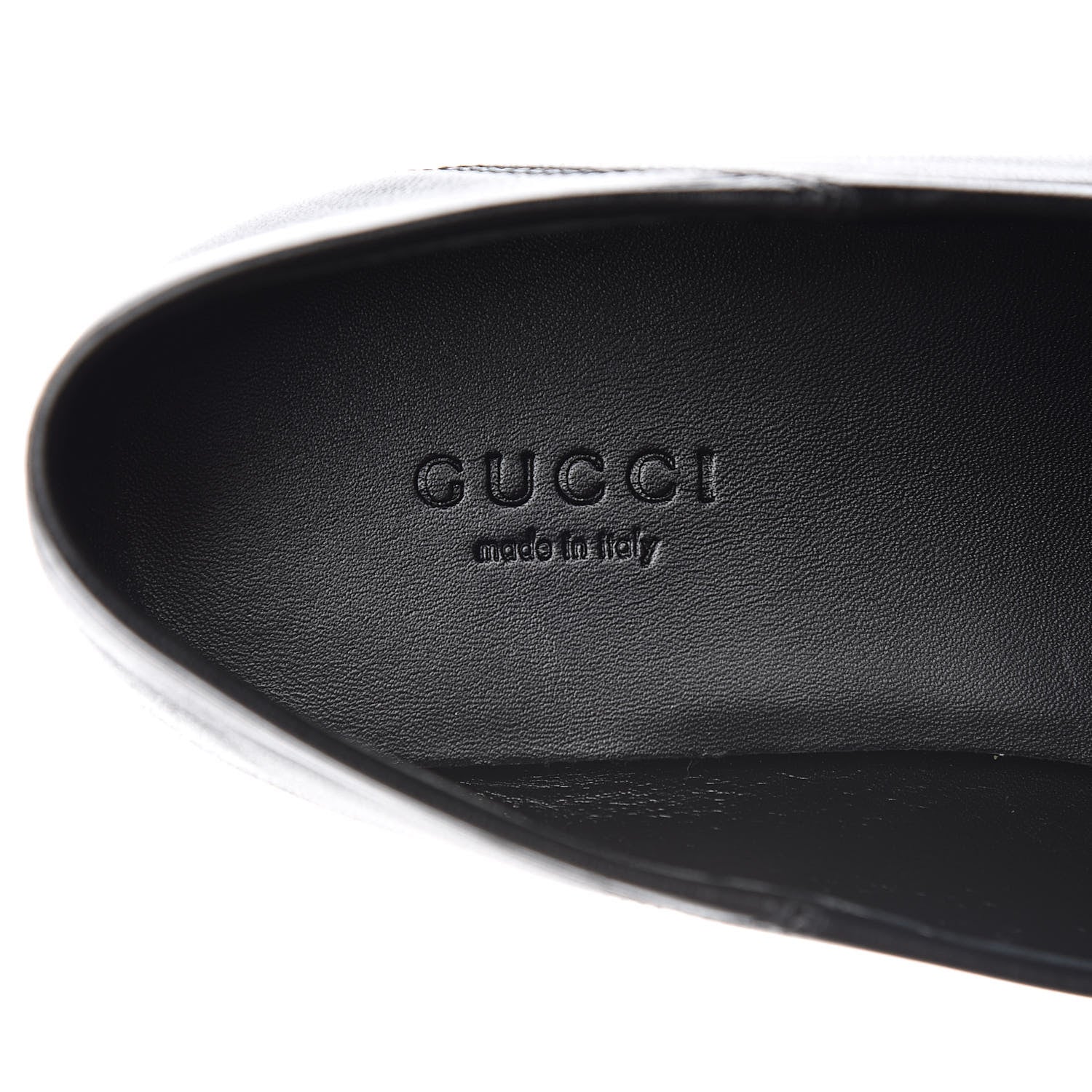 Gucci Lambskin Womens Brixton Horsebit Loafers 40 Black 7 of 9