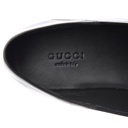Gucci Lambskin Womens Brixton Horsebit Loafers 40 Black 7 of 9