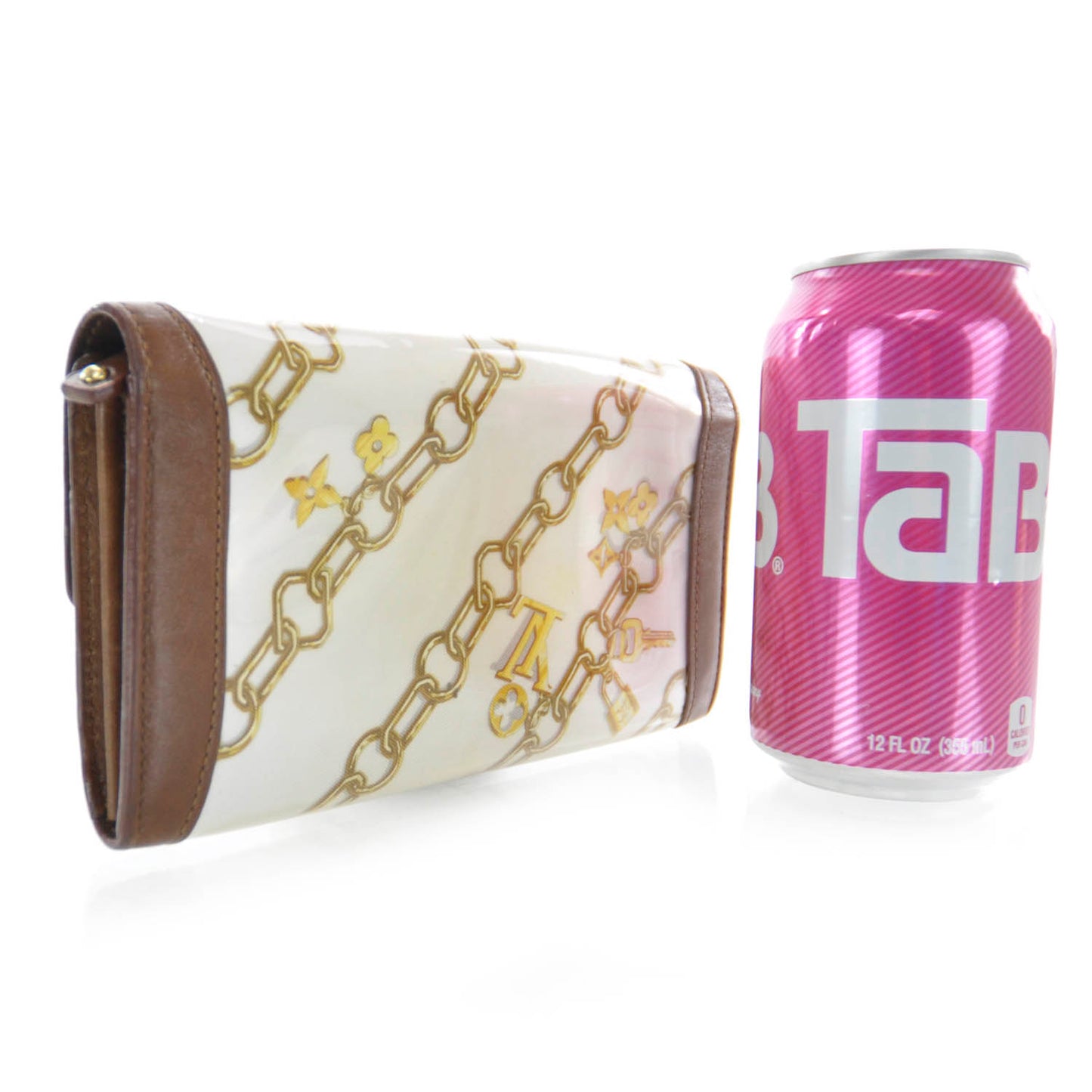 Monogram Charms Cabas Porte-Monnaie Wallet White