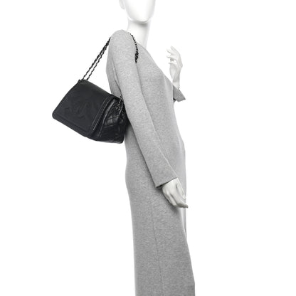 Chanel Calfskin Medium On the Bund Flap Black 2 of 14