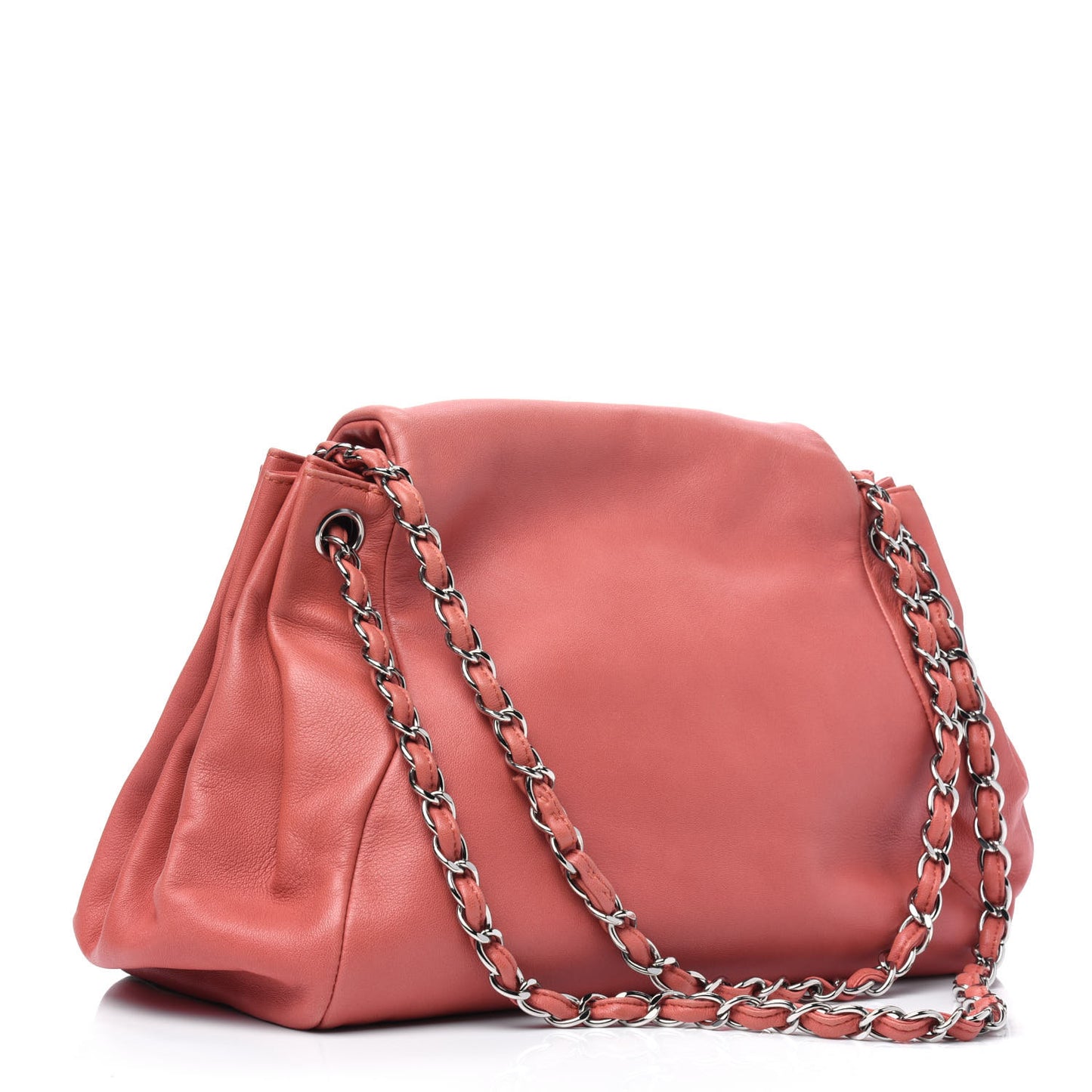 Lambskin Sensual Accordion Flap Pink