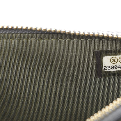 Chanel Caviar Quilted Small Boy Clutch With Chain Grey 12 of 16