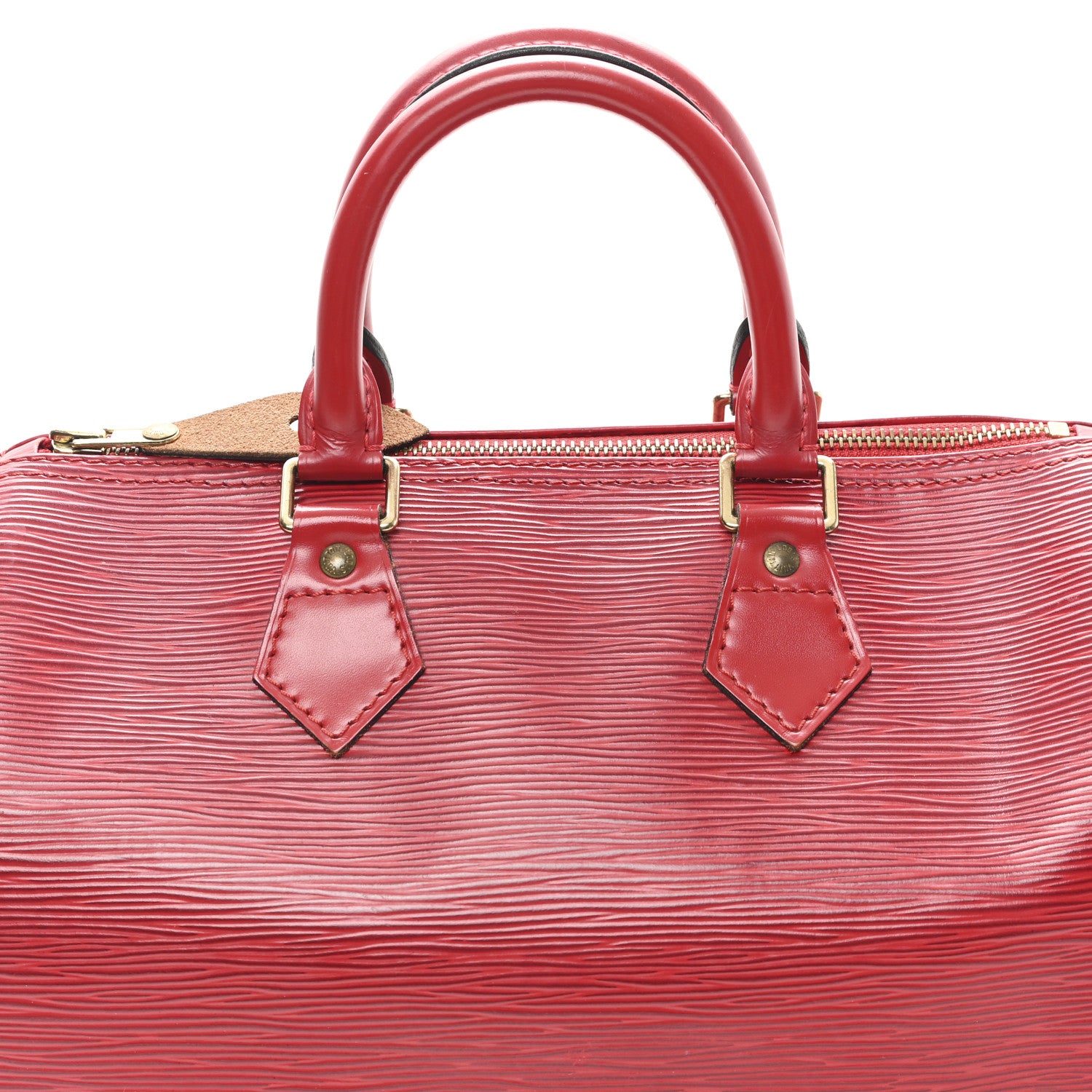 Louis Vuitton Epi Speedy 25 Castillan Red 8 of 10