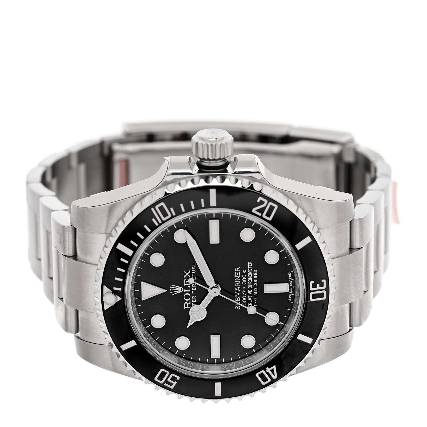 Rolex Stainless Steel 40mm Oyster Perpetual Submariner Watch Black 114060 2 of 5