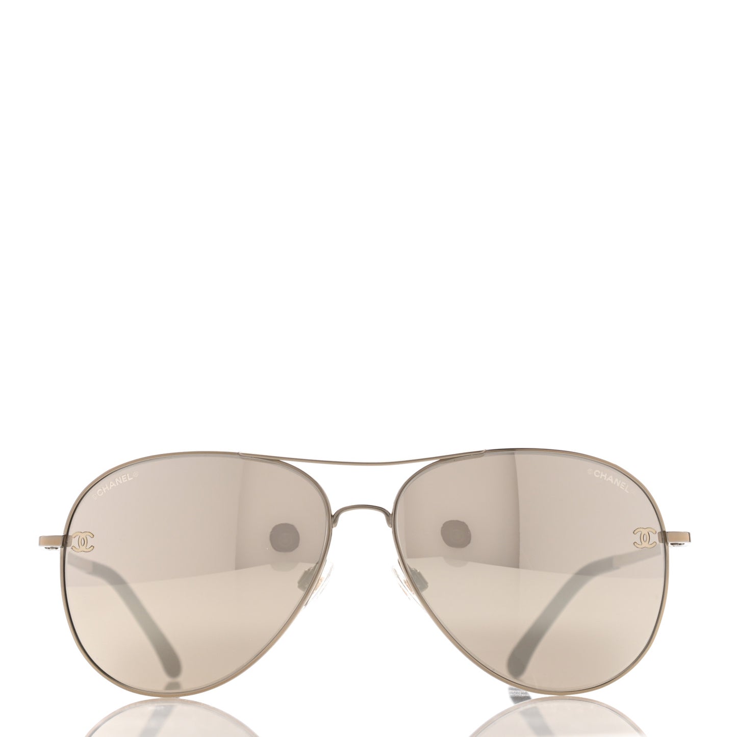 Metal Aviator CC Sunglasses 4189-T-Q Gold