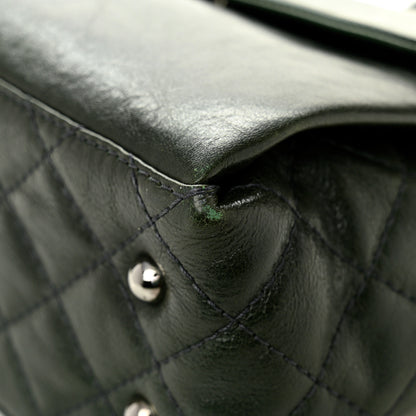 Chanel Calfskin Flap Bag Dark Green 11 of 11