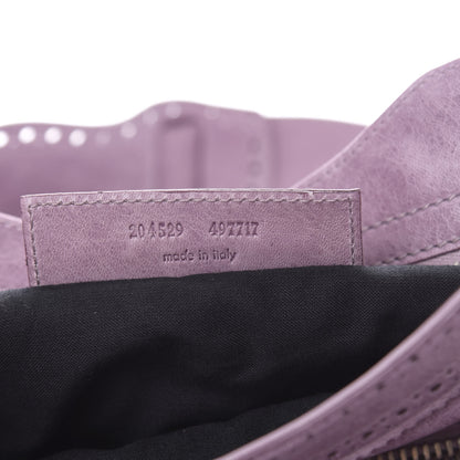 Balenciaga Agneau Giant Brogues Hardware City Lilac 7 of 13
