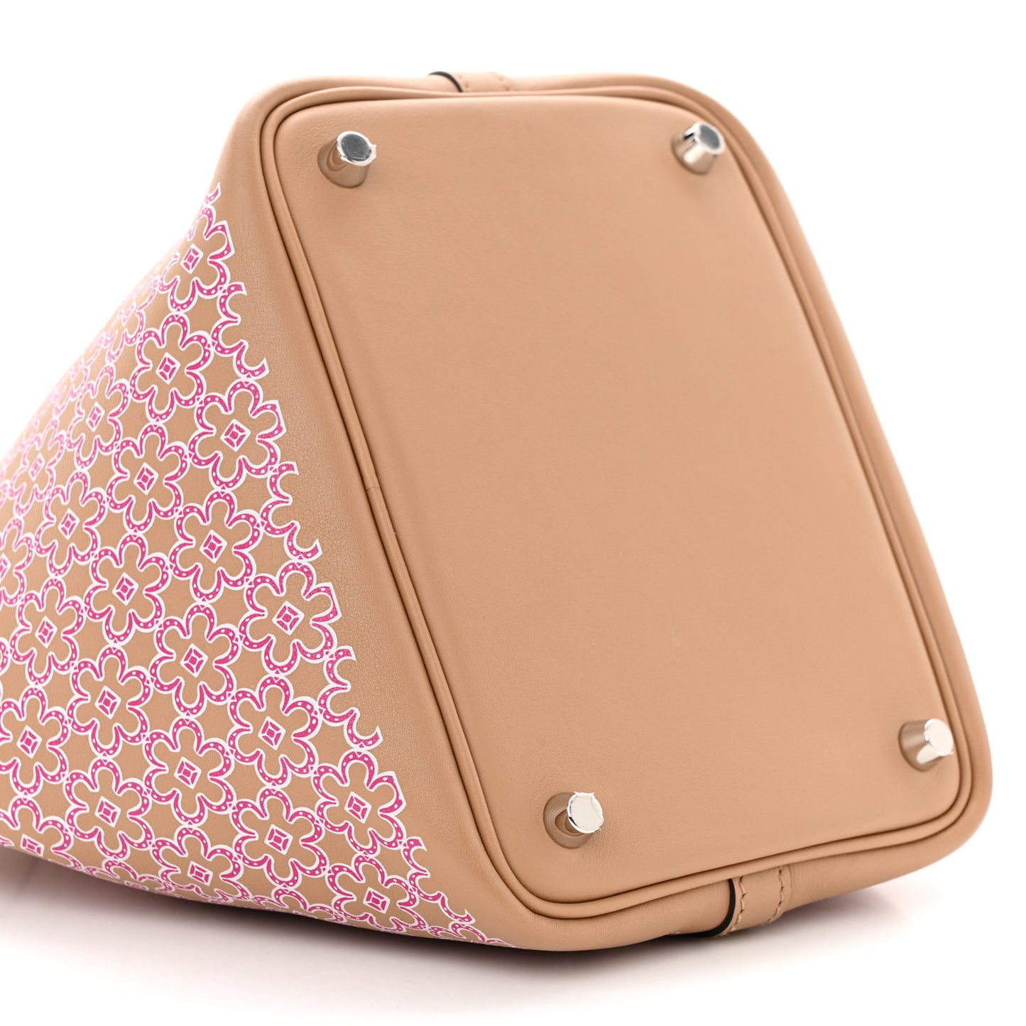 Swift Lucky Daisy Picotin Lock 18 PM Chai Rose White