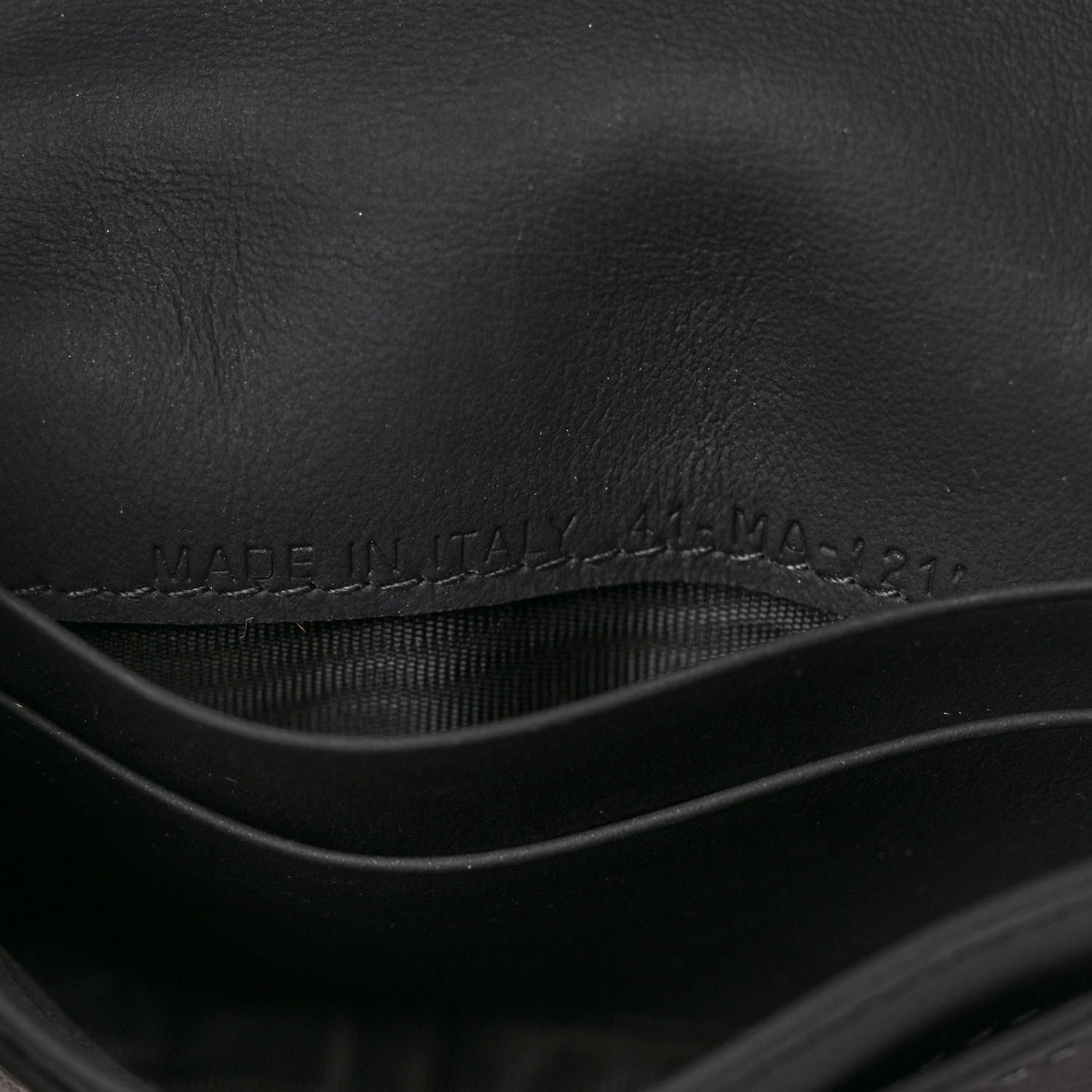 Christian Dior Ultra Matte Calfskin Saddle Card Holder Black 7 of 11