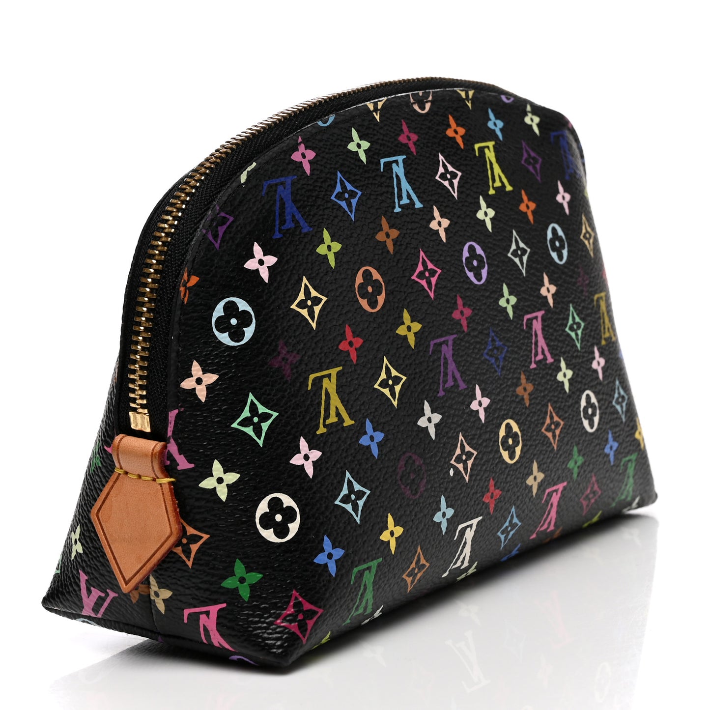 Monogram Multicolor Cosmetic Pouch Black Grenade