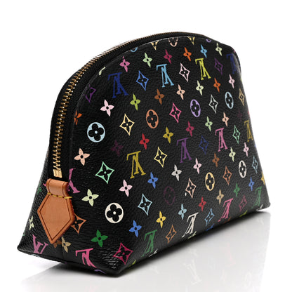 Louis Vuitton Monogram Multicolor Cosmetic Pouch Black Grenade 3 of 6