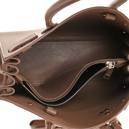 Saint Laurent Grained Calfskin Baby Sac De Jour Taupe 4 of 8