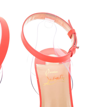 Christian Louboutin Fluo Matt PVC Jonatina 100 Sandals 38 Bikini 10 of 12