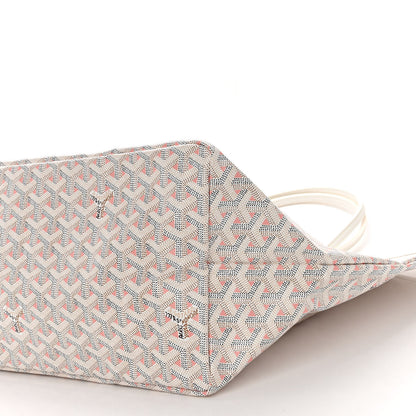 Goyard Goyardine Saint Louis Claire Voie GM White Pink 9 of 9