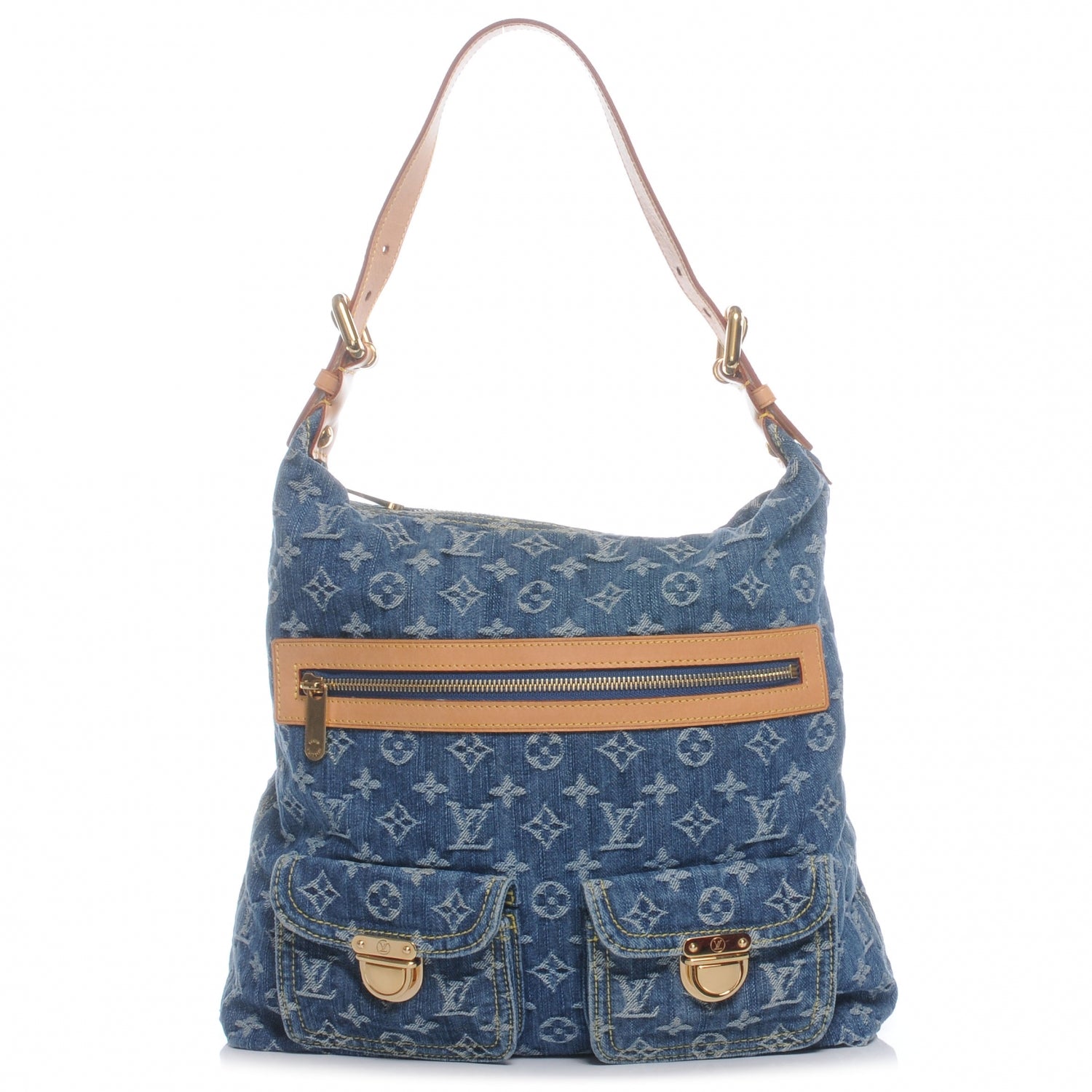 Louis Vuitton Denim Baggy GM Blue 1 of 7
