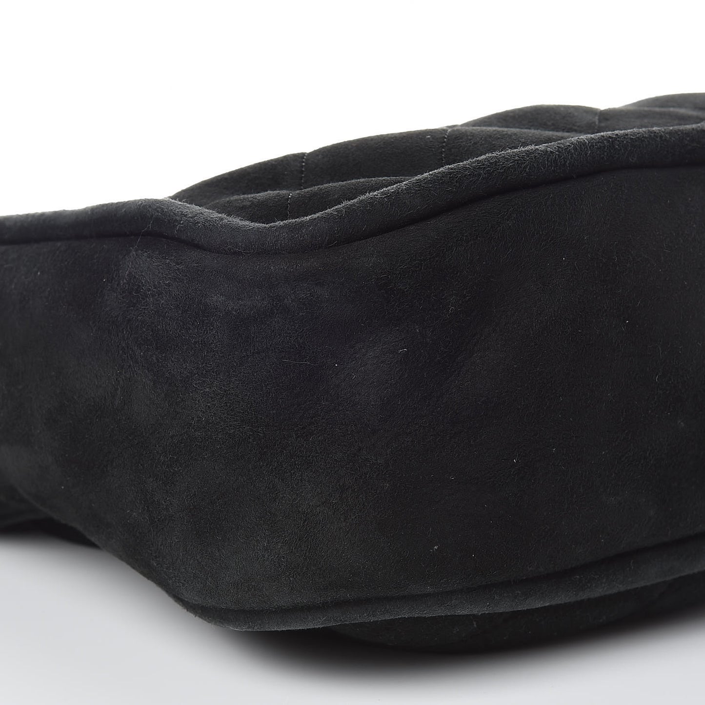 Shearling Quilted Mademoiselle Tote Black