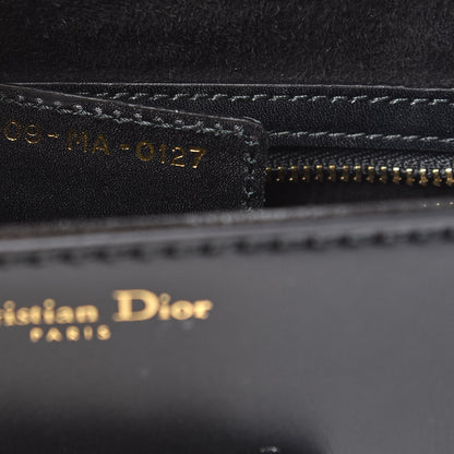Christian Dior Calfskin D Fence Saddle Bag Black 8 of 11