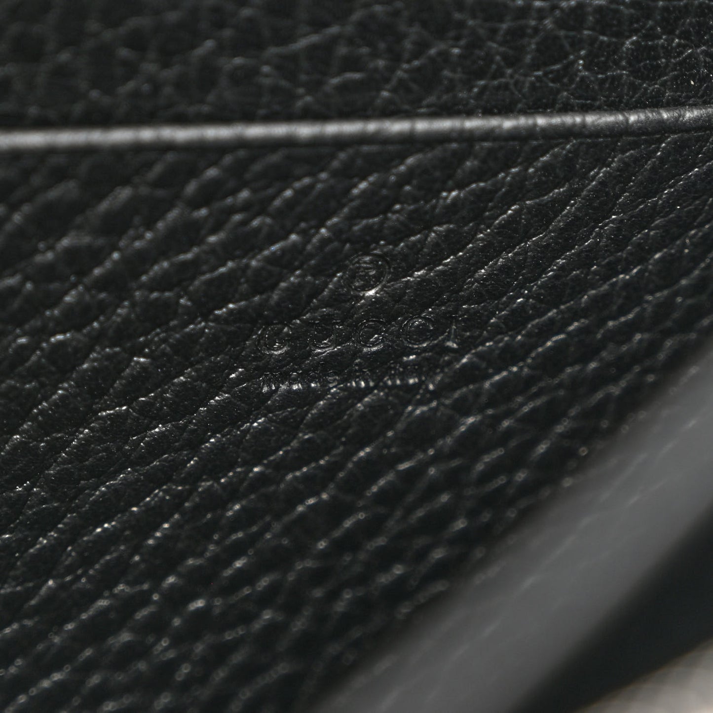 Calfskin Mini Dionysus Chain Wallet Black