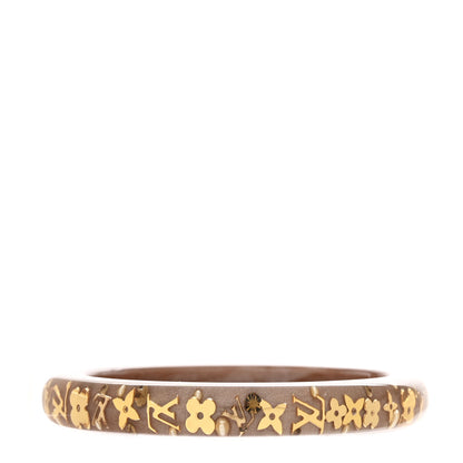 Louis Vuitton Resin Swarovski Medium Inclusion Bracelet PM Mocha 3 of 3