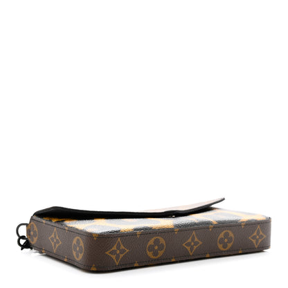 Louis Vuitton Monogram Animal Print Pochette Felicie Chain Wallet 5 of 13