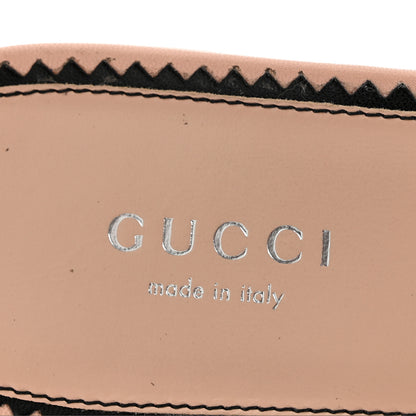 Gucci Malaga Kid Interlocking G Studs 25/85mm Platform Sandals 37 Perfect Pink 8 of 10