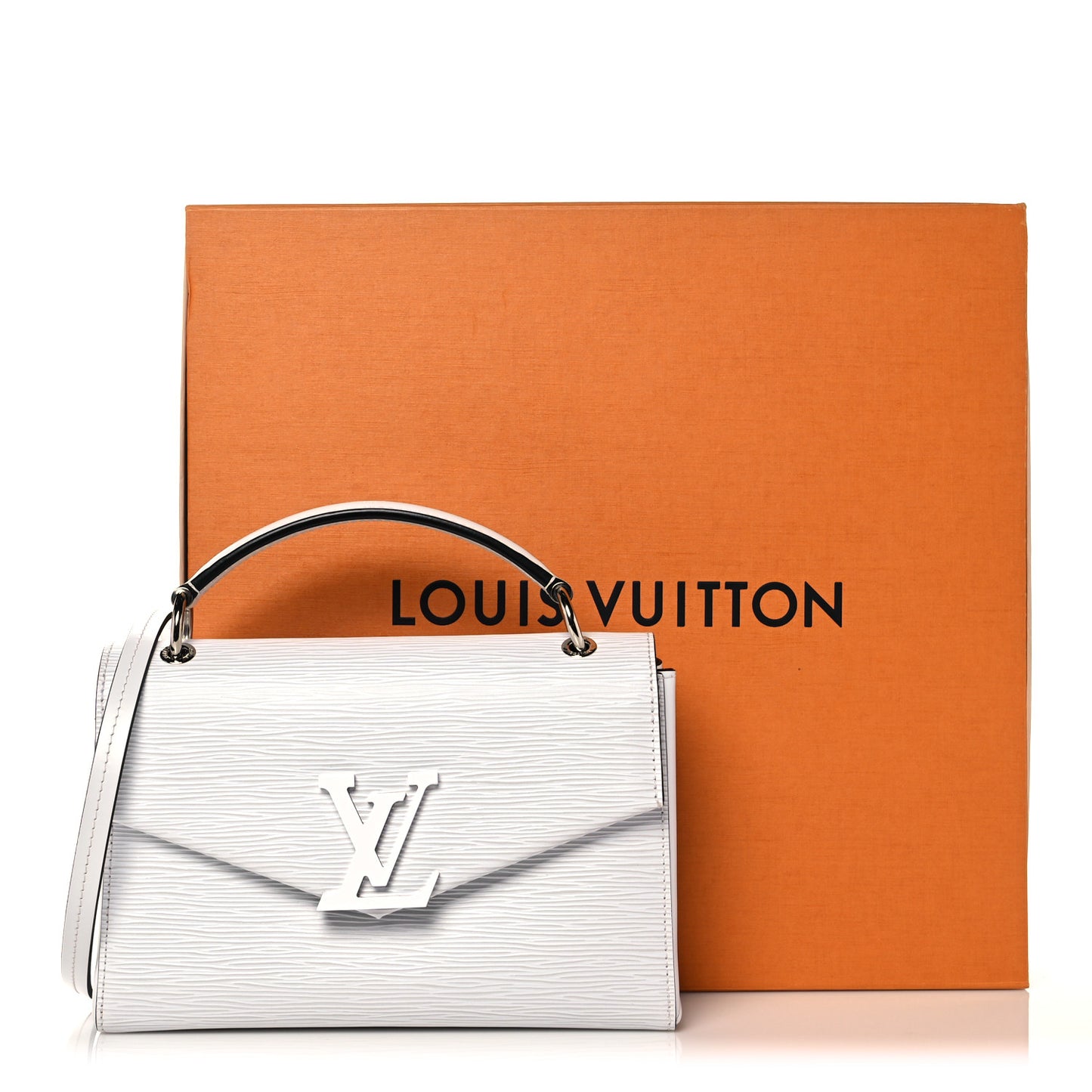Epi Pochette Grenelle White