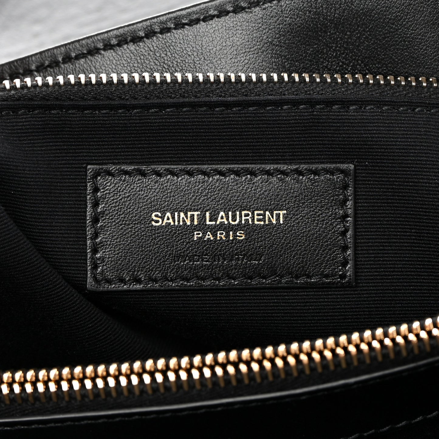Calfskin Y Quilted Monogram Medium Loulou Chain Satchel Black