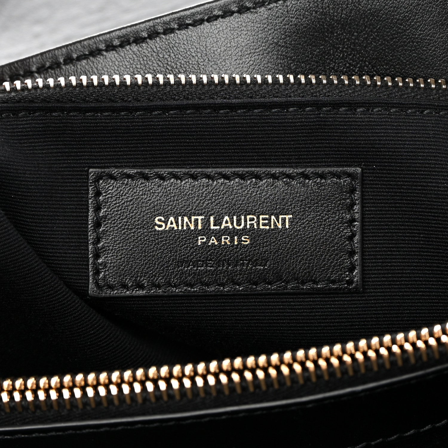 Saint Laurent Calfskin Y Quilted Monogram Medium Loulou Chain Satchel Black 7 of 13