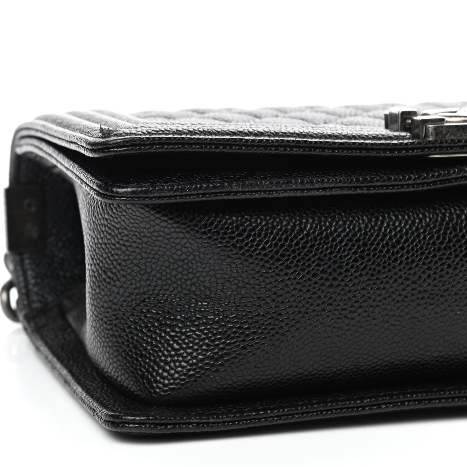 Chanel Caviar Quilted Medium Boy Flap Black 6 of 9