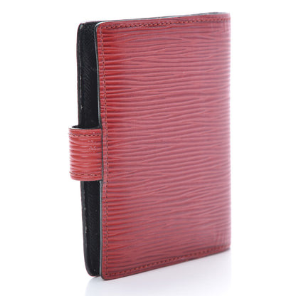 Louis Vuitton Epi Mini Agenda Castillan Red 3 of 13
