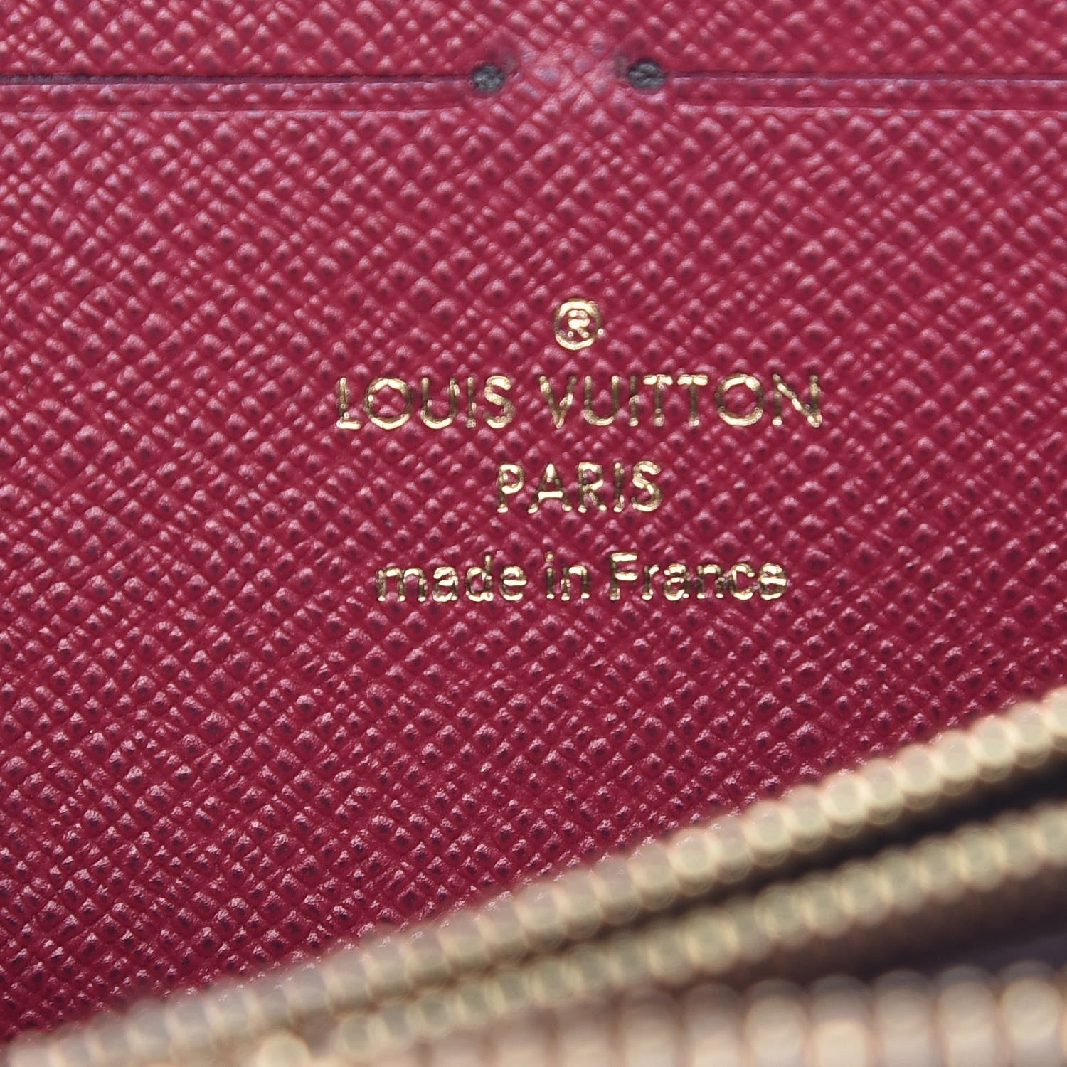 Louis Vuitton Monogram Clemence Wallet Fuchsia 6 of 7