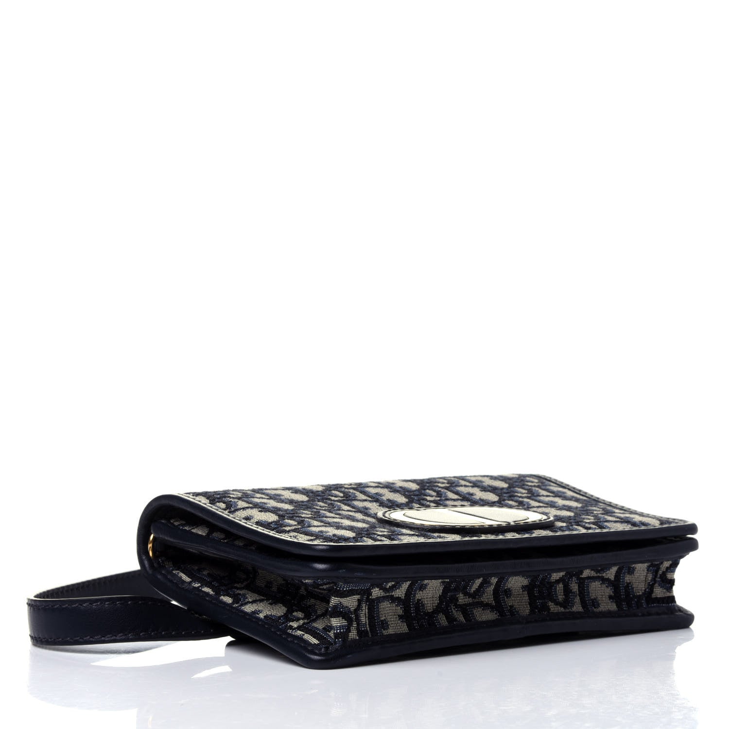 Christian Dior Oblique 30 Montaigne 2-In-1 Pouch Blue 3 of 5