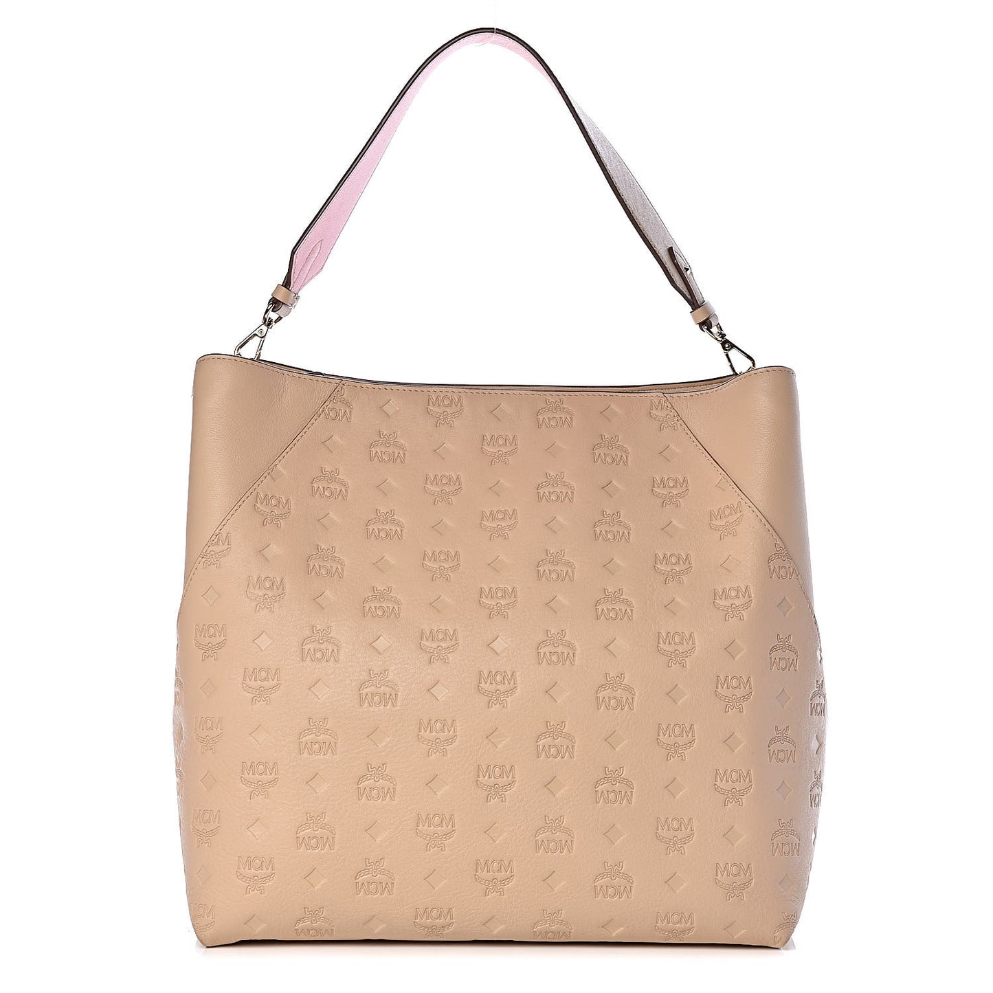 Calfskin Ottomar Monogram Large Klara Hobo New Beige