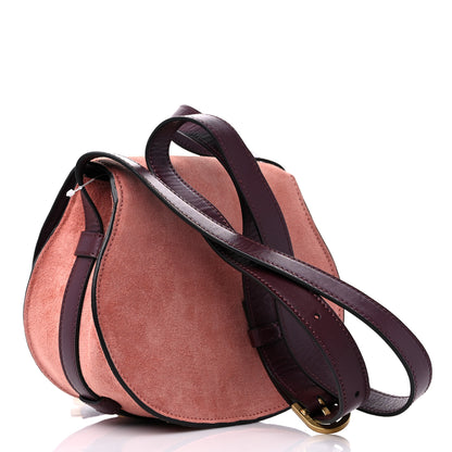 Chloe Suede Calfskin Mini Marcie Round Crossbody Bag Canyon Rose 3 of 10